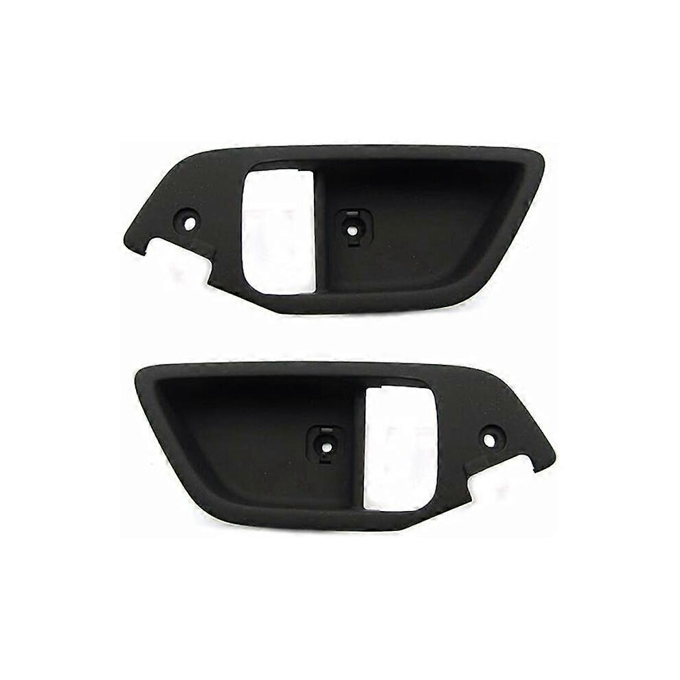 Front Door Inside Handle Catch Cover Lh+Rh Set 826112C000 826212C000 Compatible With Tiburon Coupe 2003-2008 Black 3659025535850
