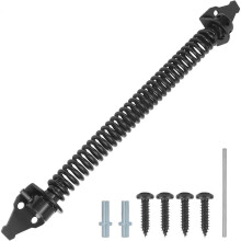 36cm Automatic Door Closer, Adjustable Carbon Steel Extension Spring for Garden Gates, Fences, House Doors