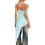 Damen-Spitzenweste mit V-Ausschnitt, lässige-braun L 6