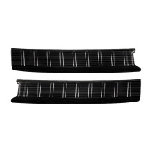 Pedale per bagagliaio in acciaio inox, protezione per vano posteriore, compatibile con Toyota Grand Highlander 2024