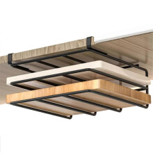 Kitchen Non-Punch Multi-Function Cutting Board Storage Rack Under Cabinet Hanging Holder