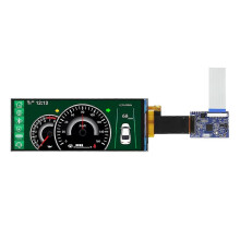 6.2 Inch IPS Full Viewing Angle TFT LCD Display Module, Bar Type 360x960, SPI+RGB Interface
