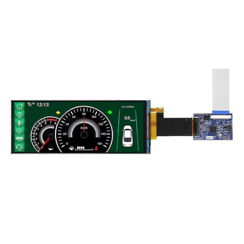 6.2 Inch IPS Full Viewing Angle TFT LCD Display Module, Bar Type 360x960, SPI+RGB Interface