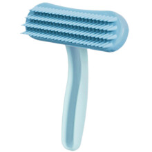 Pet Grooming Shedding Brush with Handle compatible with Cats & Dogs, for Removing Loose Hair & Tangles