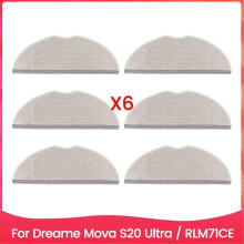 Spare Parts Mop Cloth Bags Accessories compatible with Dreame Mova S20 Ultra / RLM71CE