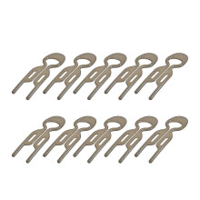 10 PCS U-Shaped Wavy French Hair Pin French Twist Hair Clip compatible with Women