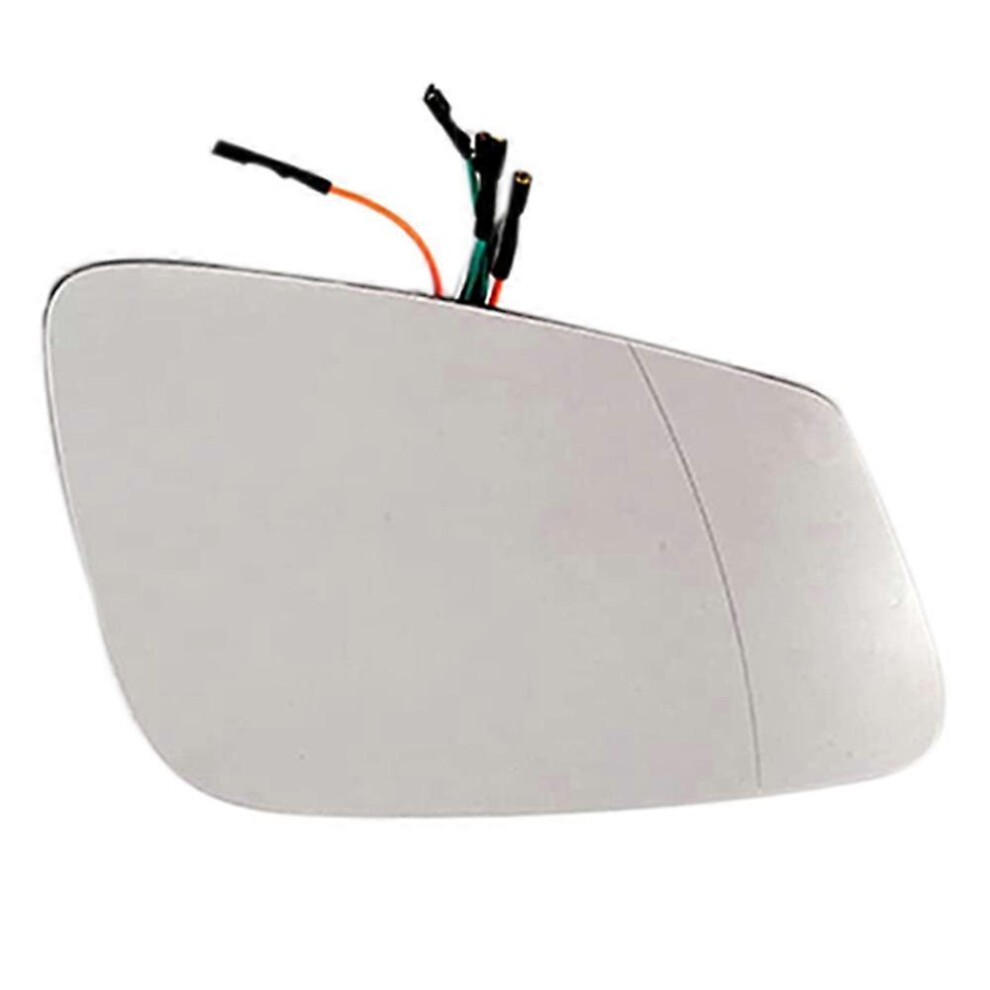 Right Heated Rearview Side Wing Mirror Glass Compatible With F01 3029246885360