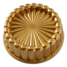 9.4 Inch Nonstick Charlotte Cake Pan compatible with Baking Fluted Cake Mold