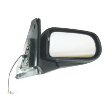 Front Right Side Power Mirror, compatible with 323 Family 1998-2005 3 Line Manual Adjustment Outside Rearview Mirror