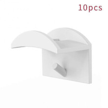 2/4/10pcs Self-Adhesive Wall Mount Baseball Cap Rack compatible with Hats Clothes Holder