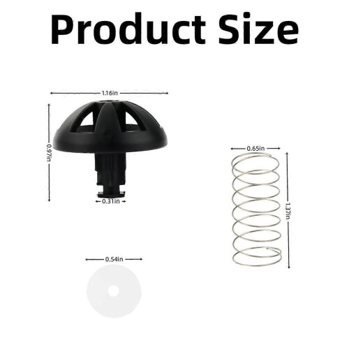 Coffee Machine Brewing Basket Bottom Spring Loaded Stopper Kits Compatible with Black Decker Coffee Makers 2