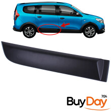 Rear Right Side Bump Strip, O/S Driver Door Rubbing Strip, Exterior Protection Moulding, Compatible with Lodgy MPV Models 2012-Onwards, 828762880R