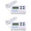 Termômetro eletrônico para geladeira/freezer doméstico com alarme de temperatura dupla e visor digital. 2