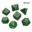 Blue 7 Pcs Acrylic Multi-Sided Dice Set compatible with TRPG DND Table Game D4-D20 Polyhedral Dice 2