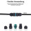 3-Core Waterproof Grounding Cable Joint Connection Sleeve compatible with 5-9mm Cable 2