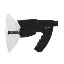 Antenna parabolica per la raccolta del suono con amplificatore audio monoculare e per cuffie 8X per l'ascolto a lunga distanza.