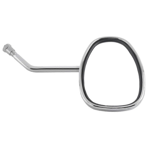 Universal Chrome Motorcycle Handlebar Mirrors, 10mm Diameter