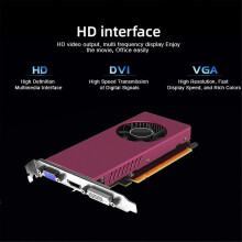Scheda grafica Rx550 GDDR5 4GB, 128 bit 14nm 1020MHz 6000MHz, interfaccia video compatibile VGA+DVI+
