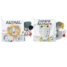 Baby Books 0-6 Months,2 Pcs Newborn Touch Feel Activity Early Development Toy