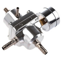 Universal Adjustable Fuel Pressure Regulator with Gauge for Cars