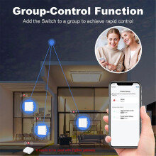Tuya Smart Switch with Zigbee Button for Wall Installation