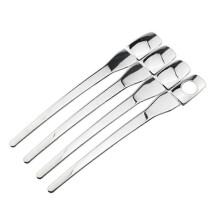 Car Exterior Door Handle Cover Stainless Steel Keyhole Trim Sticker compatible with Peugeot