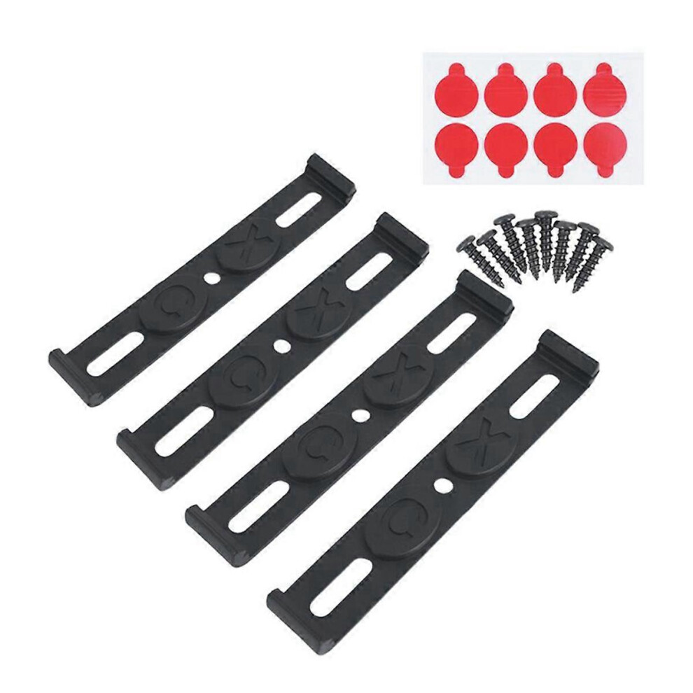 4Pc Weather-Proof Frameless License Plate Frame, Car Tag Frame Compatible With Front Mount 3114188622392