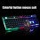 Conjunto de teclado e mouse para jogos USB com retroiluminação LED. 1