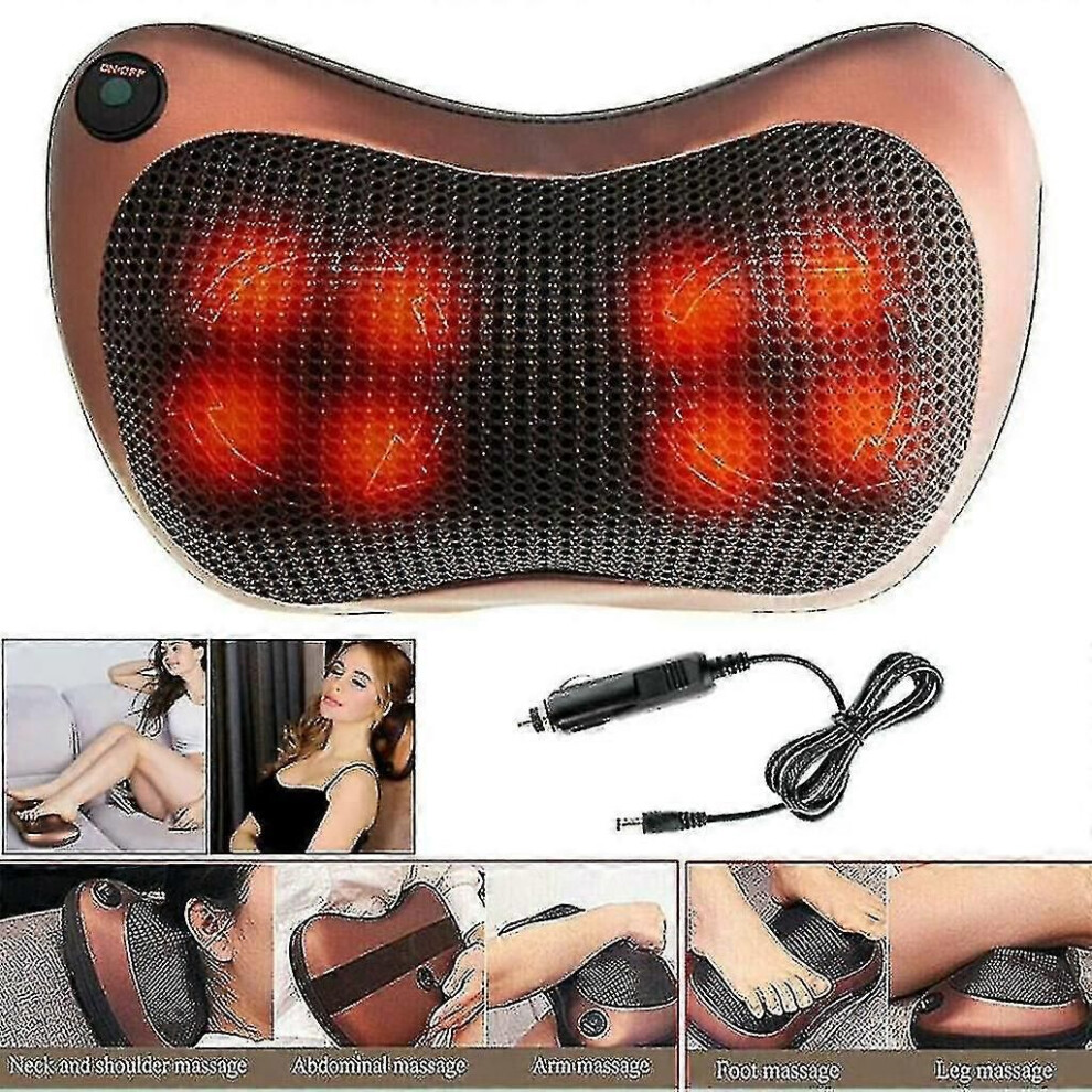 Massage Cushion Shiatsu Massager, Neck Shoulder Auto Infrared Heat Massager
