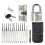 15pcs Lock Picking Tool Set with Two Transparent Practice Padlocks, for Locksmith Beginners and Professionals 1