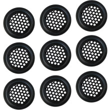 10 PCS 19mm Stainless Steel Circular Mesh Air Vent Grilles for Cabinet Ventilation