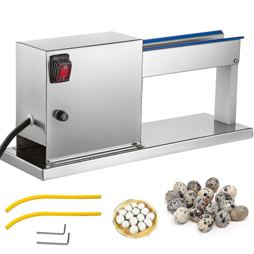 Semi-automatic Quail Egg Peeler Machine 50kg/h Capacity for Quail Egg Shelling
