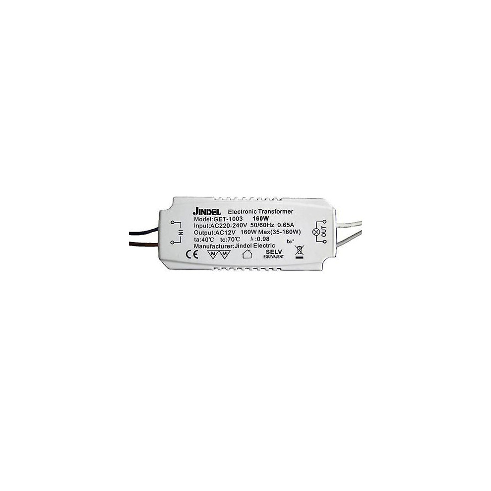 Jindel Get-1003 160W Halogen Transformer AC 220-240V to AC 12V