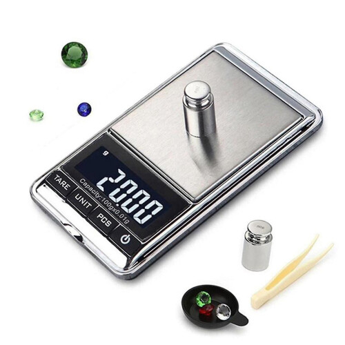 Digital Gold Silver Diamond Precious Metal Tester Kit with Gram Scale