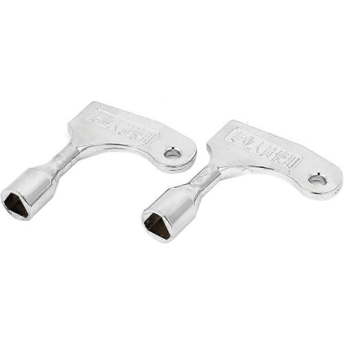 Elevator Emergency Quick Opening Triangle Key, 2Pcs, Suitable for 9mm Lock