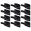12 Pieces Hat Rack Organizer, Wall Mount Adhesive Hat Hooks for Baseball Cap Display 1