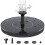 Solar Powered Water Fountain, 16 cm, Black, EU Standard 1