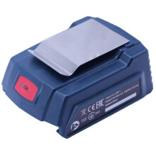 USB Adapter with Light compatible with Bosch 14.4-18V Tools, GAA18-24