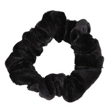 10-pack Black Velvet Scrunchies Hair Ties