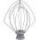 Frusta per mixer in acciaio inox conforme agli standard UE, compatibile con vari modelli KitchenAid. 1