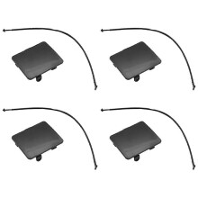 4-Piece Side Skirt Jack Hole Cover Bumper Cap 1406980330 Compatible with Mercedes Benz S-Class W140 W220 2000-2006