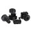 50pcs M6x16mm computer rack-mount cage screws, nuts & washers compatible with rack-mount server enclosures 1
