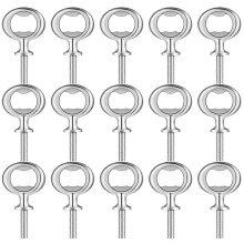 15pcs Christmas Blank DIY Craft Bottle Openers compatible with Woo