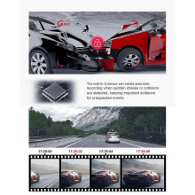 2.0-inch HD Night Vision Car Quad Record Tachograph, Front Rear Left Right Simultaneous Recording