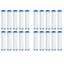 20pcs Replacement Shower Filter High Output Hard Water Chlorine Removal Filter