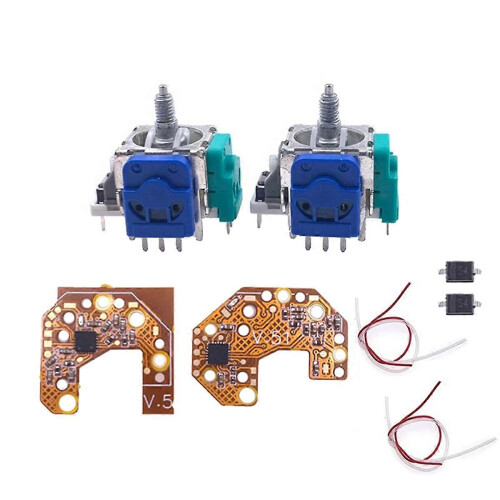 2PCS Hall-effect Joystick + Calibration Board compatible with Xbox Elite 2 Gamepad