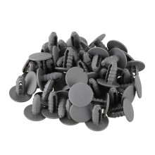 50pcs Grey Plastic Rivets, 8mm Hole compatible with Car Door Insert Flaps