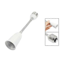 19cm Flexible Gooseneck E27 to E27 LED Light Bulb Adapter