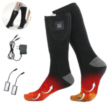 Rechargeable Electric Heated Socks Unisex Thermal Foot Warmer
