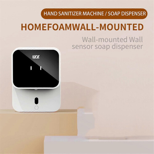 Rechargeable Automatic Foam Soap Dispenser for Wall Mounting - 1 Unit 2